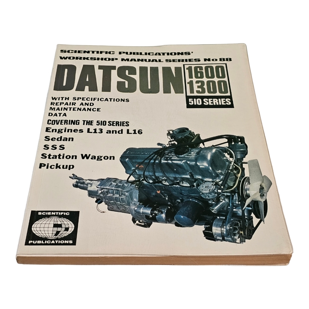 Datsun 1600 1300 510 Series Workshop Manual Series No‎ 88, First Edition
